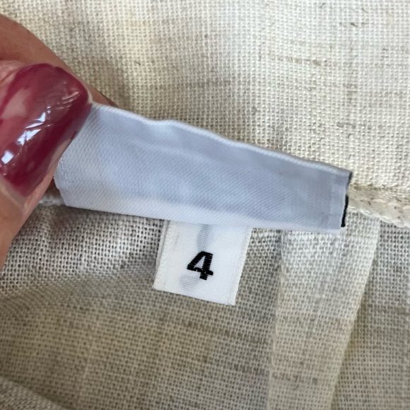 Vintage linen skirt - Picture 6 of 6